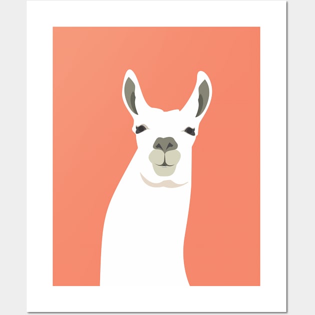 LLAMA PINK Wall Art by goldrogerid